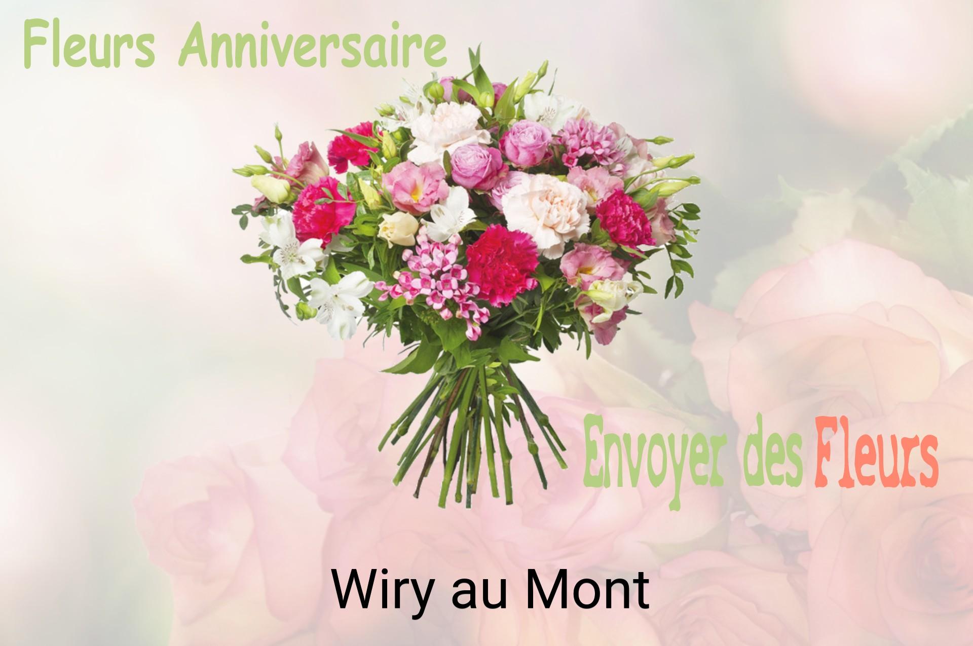 Bouquet de fleurs d’anniversaire livré à Wiry-au-Mont
