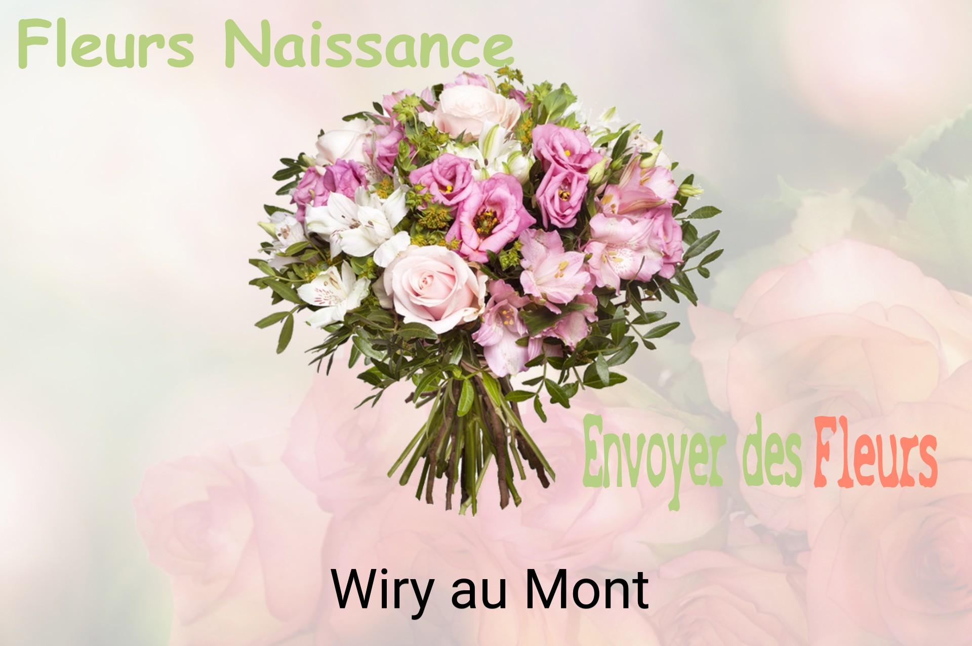 Bouquet de fleurs de naissance livré à Wiry-au-Mont